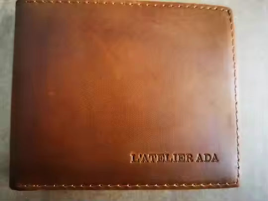 Portefeuille en cuir L'Atelier ADA